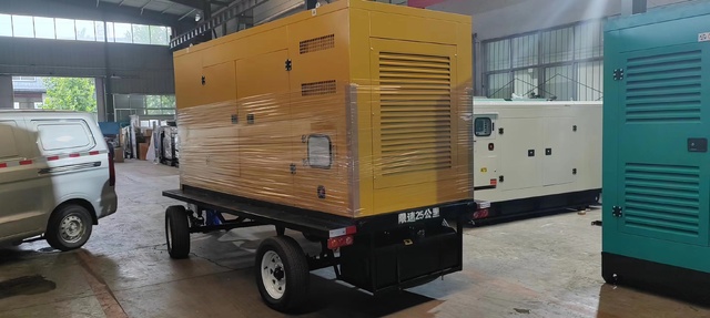 400KW trailer rainproof canopy diesel generator set Weichai