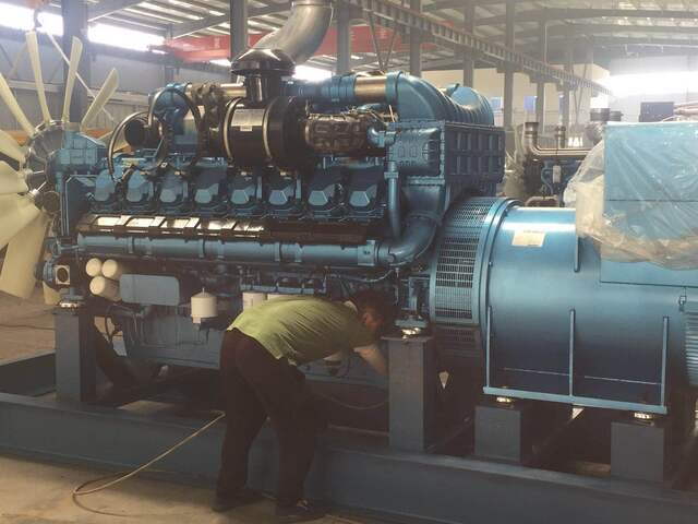 1500KW Weichai diesel generator set
