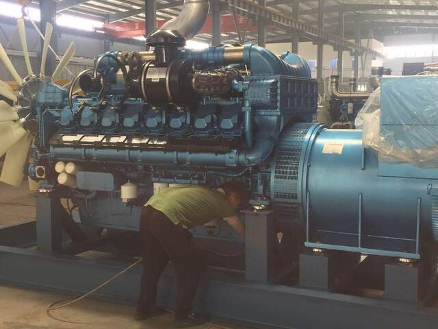 1500KW Weichai diesel generator set