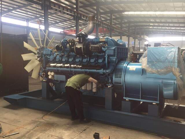 1500KW Weichai diesel generator set