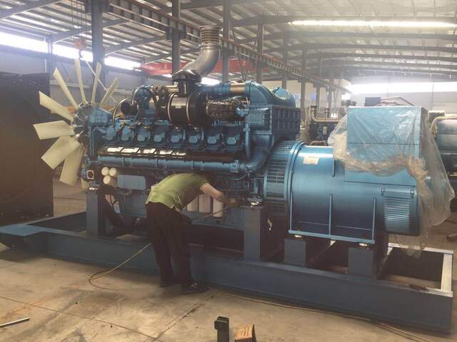 1500KW Weichai diesel generator set