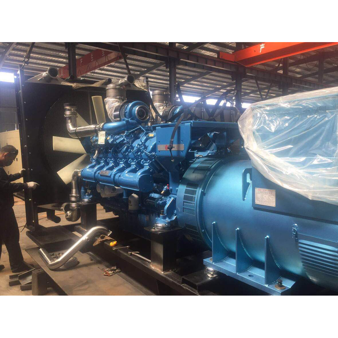 500KW Weichai Baudouin diesel generator set